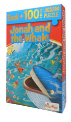 Pegasus Games & Puzzles Jonah and The Whale - Book + 100 Pieces Jigsaw Puzzle