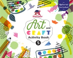 Art and Craft Activity Book 5 for 8-9 Year old kids with free craft material