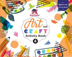 Art and Craft Activity Book 4 for 7-8 Year old kids with free craft material