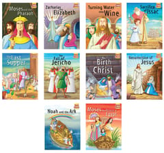 Set of 10 Bible Stories Picture Books for 3+ Year Old Children II