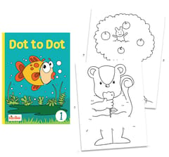 Set of 4 Dot to Dot Books for 3+ Year Old Children