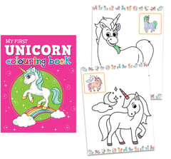 Set of 4 Magical Creatures Colouring Books for 2+ Year Old Children