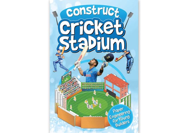 Cricket Stadium - 3D Paper Construction Model for Kids Paperback