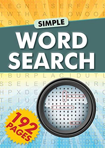 Simple Word Search : 192 Page Word Search Puzzles Paperback
