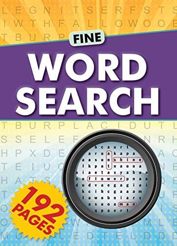 Fine Word Search : 192 Page Word Search Puzzles Paperback