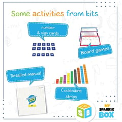 Sparklebox Math Learning Kit for Grade k2 | Age Group4-6 | 17 Concepts Learning Activities