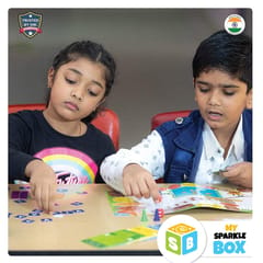 Sparklebox Math Learning Kit for Grade K1 | Age 3-6 | 14 Activities to Learn Concepts in Math | Colorful tools to Learn in Fun way.