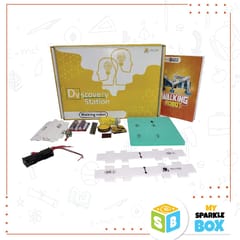 Sparklebox DIY Walking Robot Kit | Ideal Gift for Kids of Age 9 years and above | Fun Learning | Robotic Kit For Kids | Stem Educational Science Project Learning Kit.