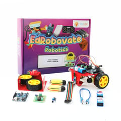 Sparklebox DIY Edge avoiding Robot Kit Using IR | Ideal for Age 10 Years and Above | Robotic Kit For Kids | Stem Educational Science Project Learning Kit.