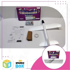 Sparklebox DIY Model Aircraft Robotics Kit | 5 Experiments | Ideal Gift for Kids of Age 10 Years and Above | Robotics kit for kids.