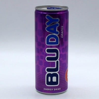 BLU Energy Drink Grape Day 250 ml. مشروب الطاقة BLU Grape Day 250 ml