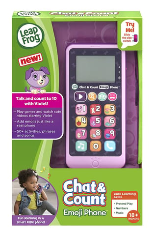 LEAP FROG CHAT AND COUNT EMOJI PHONE