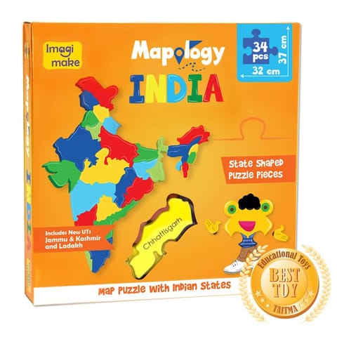 MAPOLOGY STATES OF INDIA MAP PUZZLE