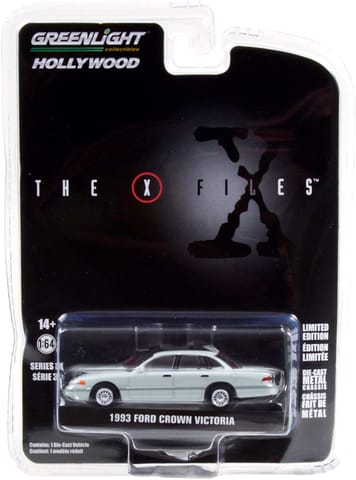 GREENLIGHT DIE CAST - HOLLYWOOD - THE X FILES - 1993 FORD CROWN VICTORIA