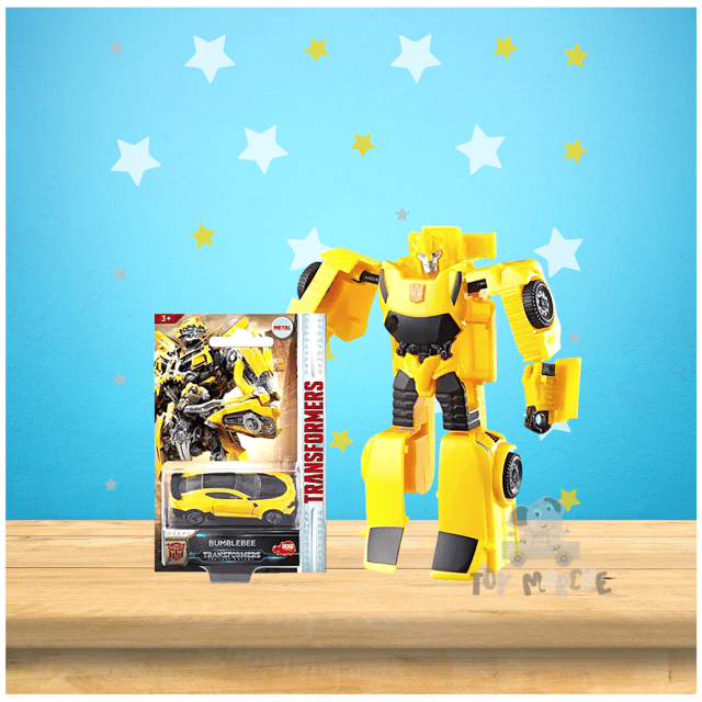 Transformers Bumblebee Combo: Majorette car & Hasbro Action Figure