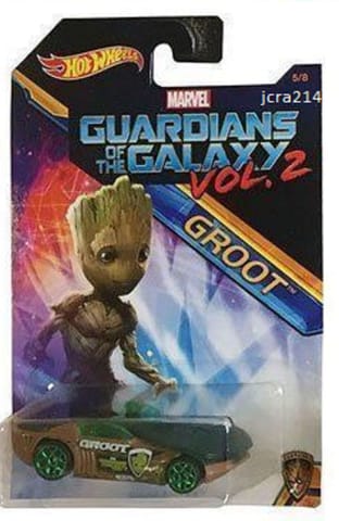 Hot Wheels - Guardians of the Galaxy Vol 2 - Groot  - Solar Reflex (Card Damaged or Blister Brokeen)
