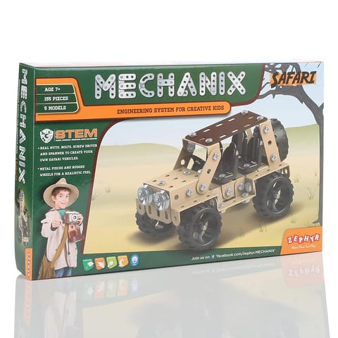 Mechanix Safari Car Construction Set Building Blocks