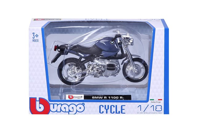 Bburago BMW R1100R Motorcycle 1:18 Blue