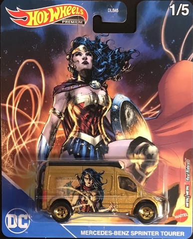 Hot Wheels DC Wonder Woman Mercedes Benz Sprinter Tourer