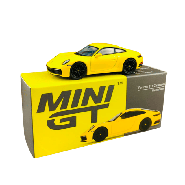 Mini GT Porsche 911 Carrera 4S Racing Yellow