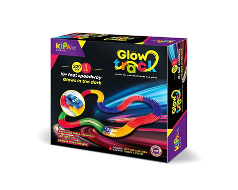 Kipa Glow Track Action Car Track that bends and glows