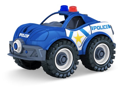 Winmagic Mighty Machines Buildables Patrol Car