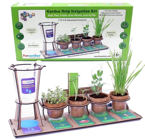 Funvention Garden Drip Irrigation Kit DIY Science Educational Toy