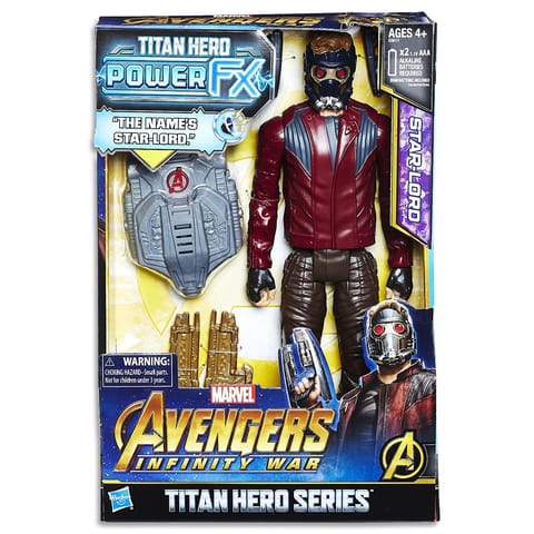 Hasbro Marvel Avengers Infinity War Titan Hero Series Power FX Star Lord