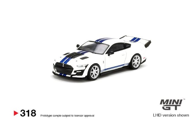 Mini GT Die Cast Ford Shelby GT500 Dragon Snake Concept Oxford White