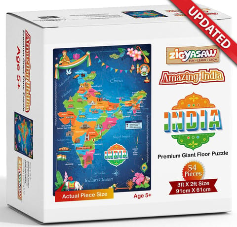 Zigyasaw Amazing India Premium Giant Floor Puzzle