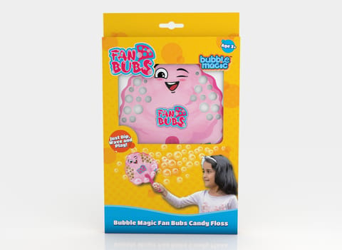 Bubble Magic Fan Bubs Candy Floss