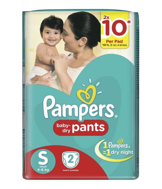 Pampers Pants small,2pc