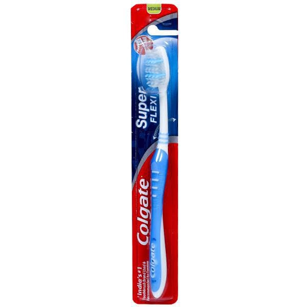 Colgate  Super Flexi medium SINGLE  toothbrush (12 super flexi +  1 zig-zag free)