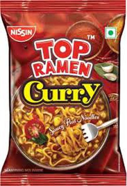 Top Ramen Curry Instant Noodles Vegetarian 70 gm