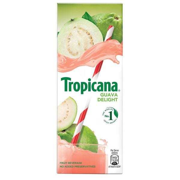 Tropicana - Guava Delight Fruit Juice, 200 ml