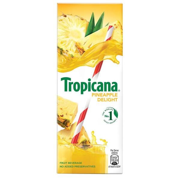 Tropicana - Pineapple Delight Fruit Juice, 200ml