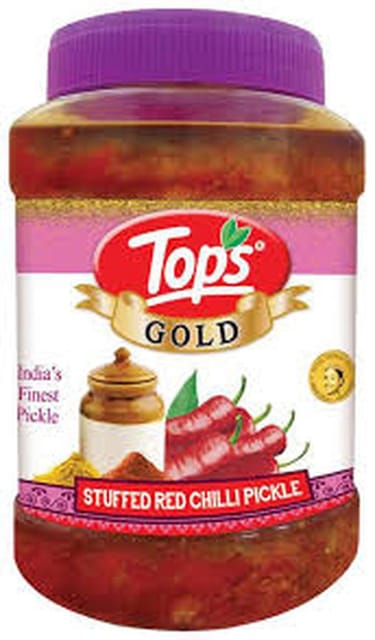 TOPS STUFFED RED CHILI PICKLE 1 kg