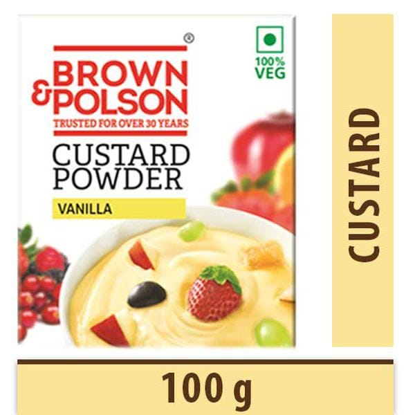 Brown & polson Custard powder Vanilla 100 GM