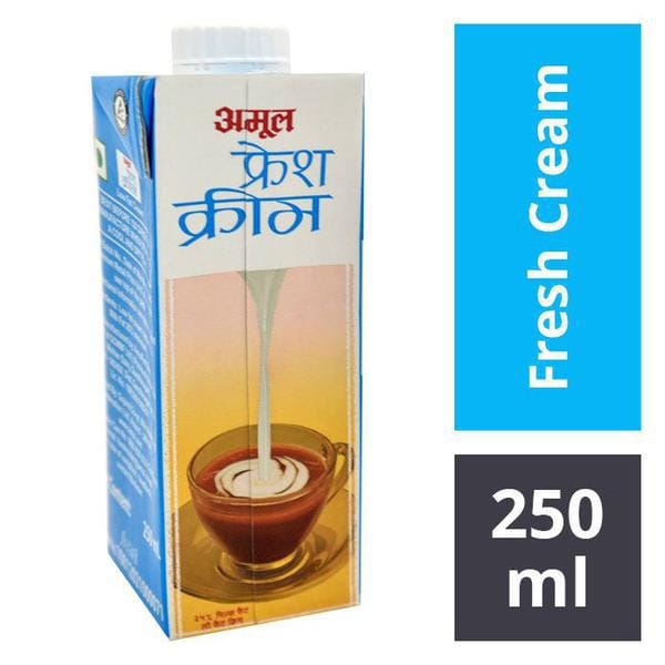 Amul Fresh Cream Tetra, 250 mL