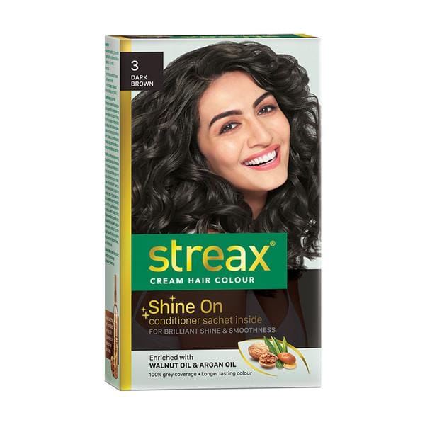 Streax Hair Clour 3 Dark Brown 50G