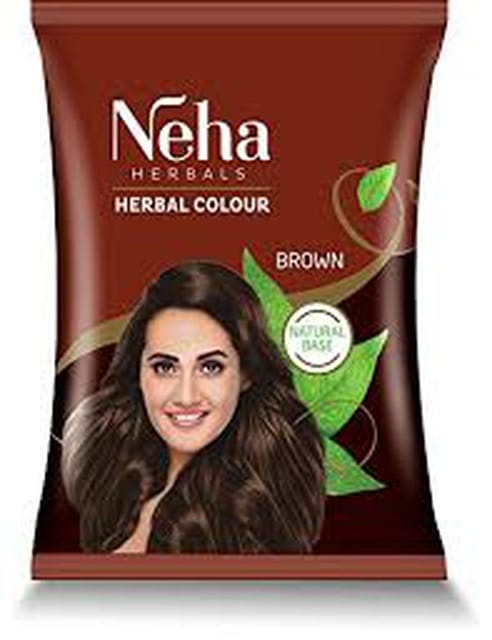 Neha Herbal Mehendi Natural Base Brown  20 gm