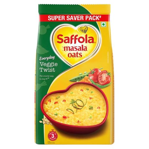 saffola masala oats veggie twist 500 gm