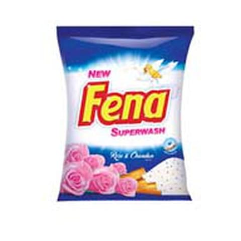 fena detergent powder, 500 gm free soap rs 5