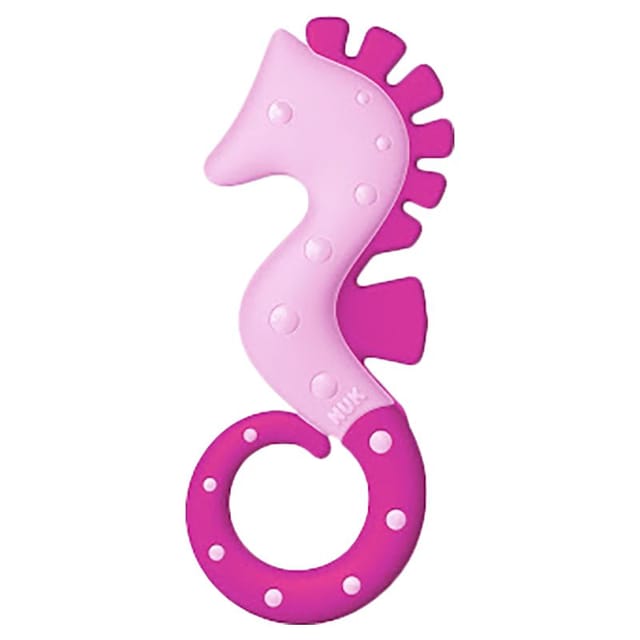 Nuk All Stages Seahorse Teether - Pink
