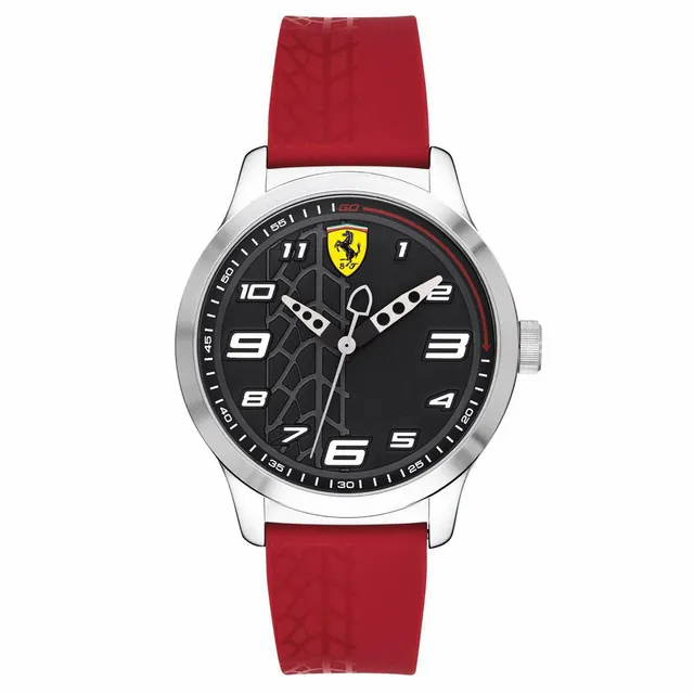 Ferrari Men's Water Resistant Silicone Analog Watch 840019