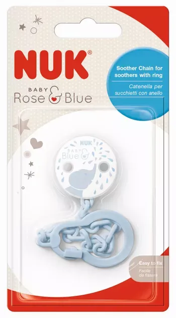 Nuk Soother Chain Baby Blue