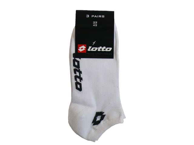 Lotto White Ankle Socks Cotton Rich