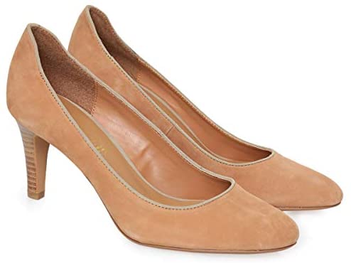 Eram Brown Heel Pump Shoes For Women