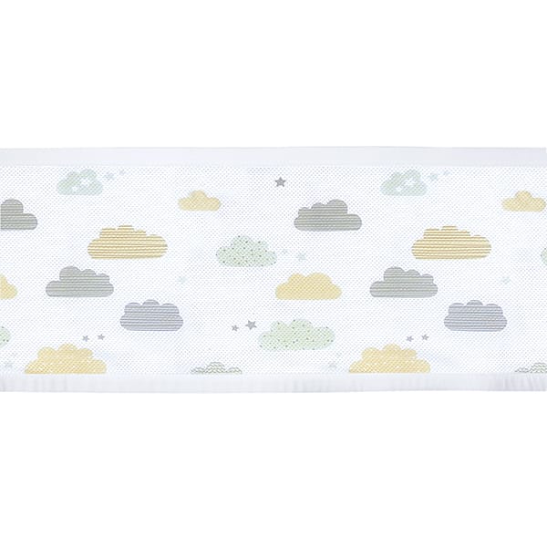 Breathable Baby 4 Sided Liner, Cloud 9