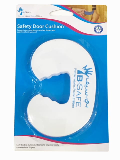B-Safe Door Cushion White with B-Safe Logo